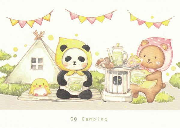 Ever & Ein Postcard - 2021 collection - Camping