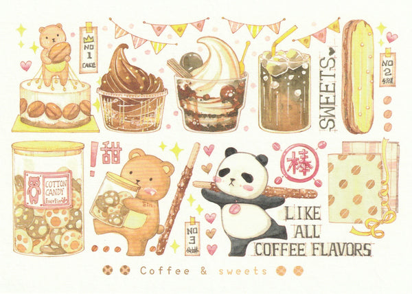 Ever & Ein Postcard - 2021 collection - Ice cream & Sweets