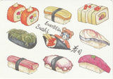 Ever & Ein Postcard - Dessert Series - Sushi Platter A