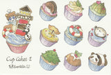 Ever & Ein Postcard - Dessert Series - Dessert Cupcakes B