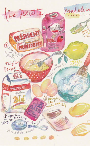 Food Recipe Postcard - Madeline