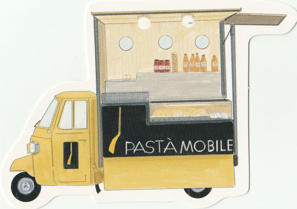 Food Trucks Postcard Collection - Pasta Mobile