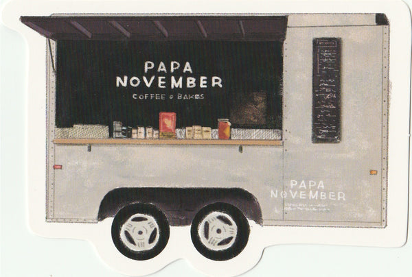 Food Trucks Postcard Collection - Papa November
