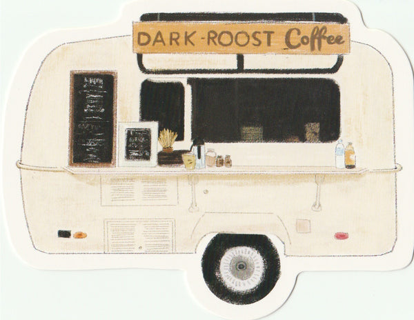Food Trucks Postcard Collection - Dark Roost Coffee