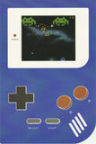 Gameboy Console Postcard - Alien Invasion