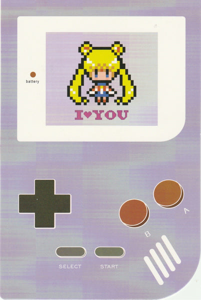 Gameboy Console Postcard - Sailormoon