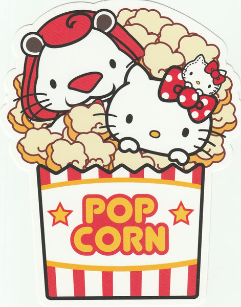 Sanrio Hello Kitty Go Around Postcard (KT01) - Popcorn