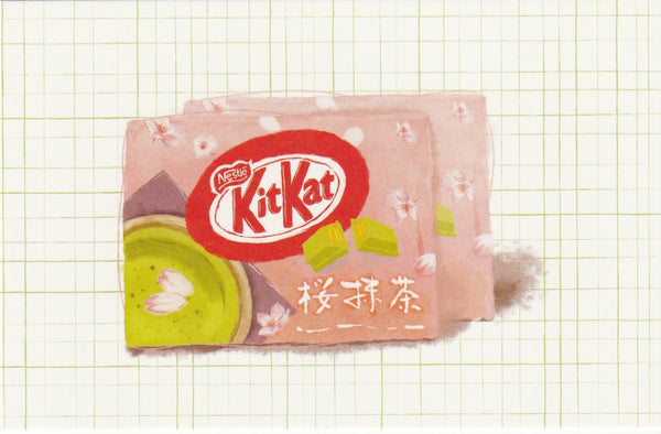 Matcha Green Tea Postcard - CL01 (Kit Kat)