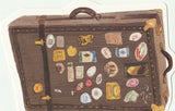 Vintage Retro Collection - Old Suitcase Postcard