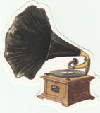 Vintage Retro Collection - Gramophone Postcard