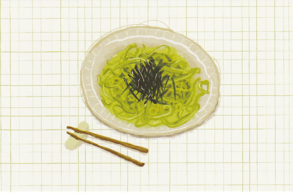 Matcha Green Tea Postcard - CL03 (Soba Noodles)
