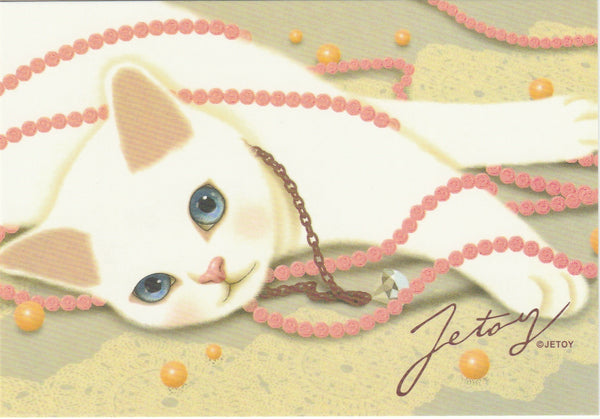 Jetoy Choo Choo Cat Postcard - A03