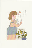 Cat with Japanese Lady - My Cat & I (JC18)