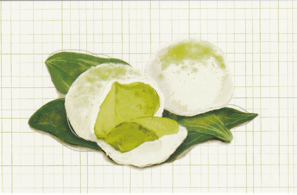 Matcha Green Tea Postcard - CL06 (Mochi)