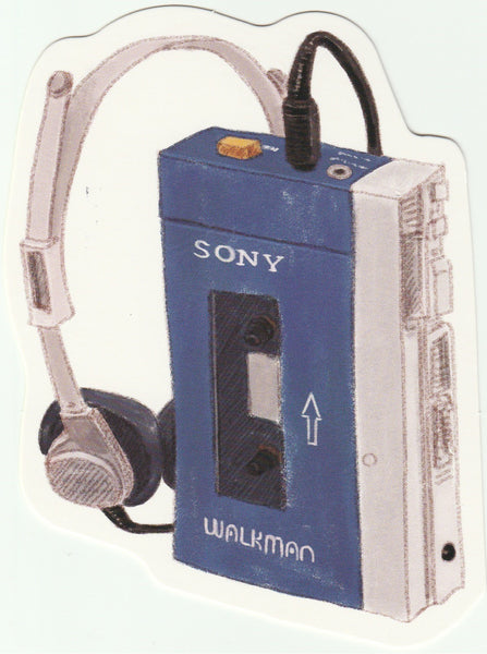 Vintage Retro Collection -  Sony Walkman Postcard