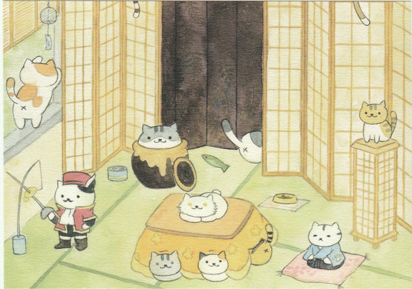 Neko Atsume Kitty Collector Postcard YT03