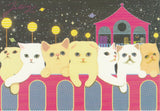 Jetoy Choo Choo Cat Postcard - A11