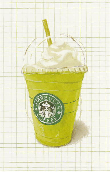 Matcha Green Tea Postcard - CL15 (Starbucks)