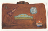 Vintage Retro Collection - Chicago Briefcase Postcard
