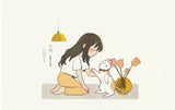 Cat with Japanese Lady - My Cat & I (JC14)