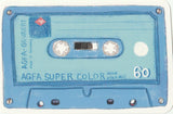 Vintage Retro Collection - AGFA Super Cassette Tape Postcard