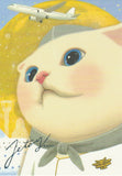 Jetoy Choo Choo Cat Postcard - A27