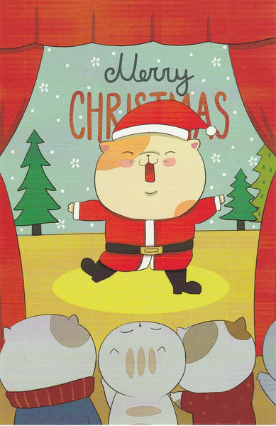 Christmas Cats Postcard - CC28