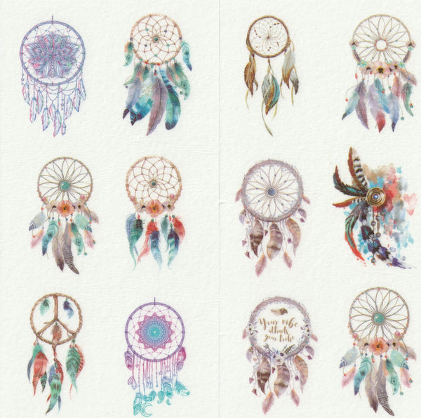[FREE with US$10 purchase!] Dreamcatcher Sticker Set A