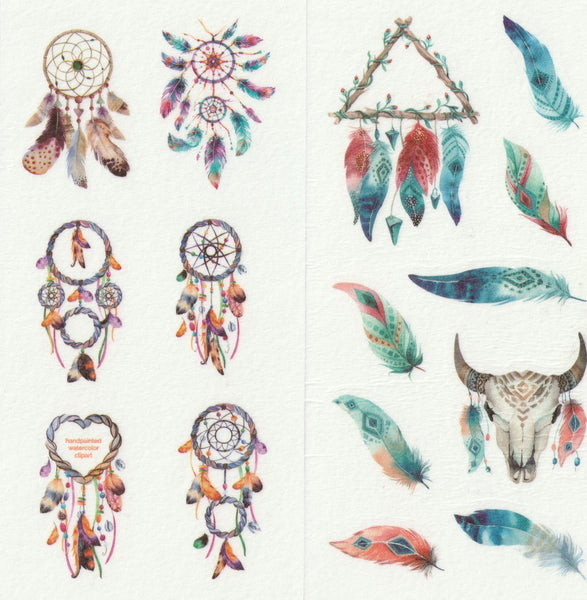 [FREE with US$10 purchase!] Dreamcatcher Sticker Set B