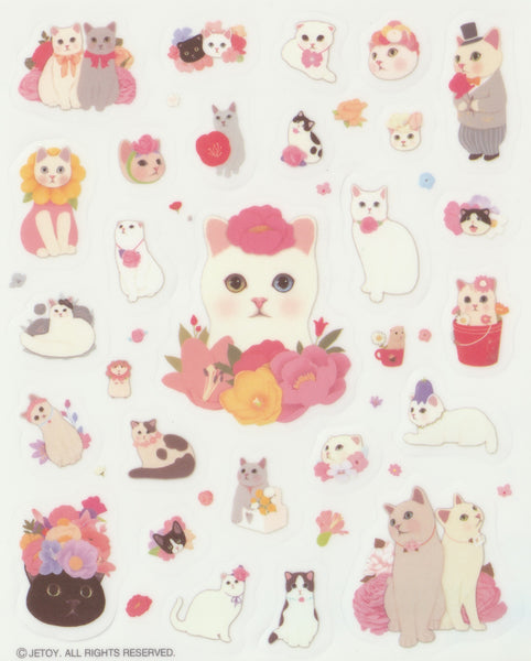 [FREE with US$10 purchase!] The Jetoy Cats Sticker Sheet A