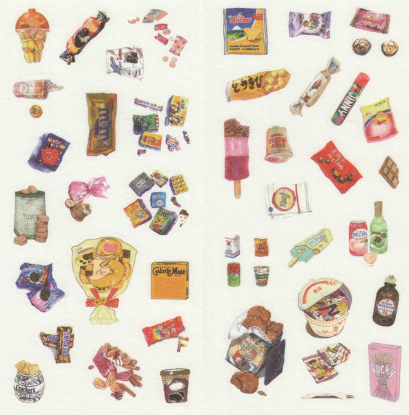 [FREE with US$10 purchase!] Food Series - Tidbits Sticker Set C