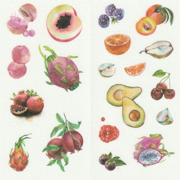 [FREE with US$10 purchase!] Food Series - Fruits Sticker Set B