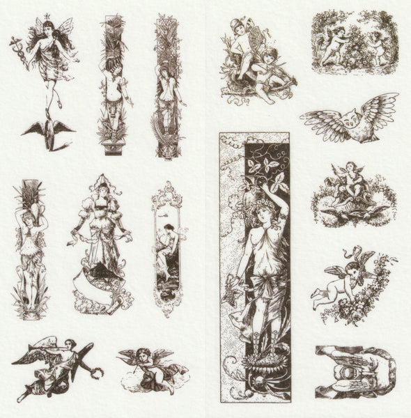 [FREE with US$10 purchase!] European Renaissance Stickers Set A