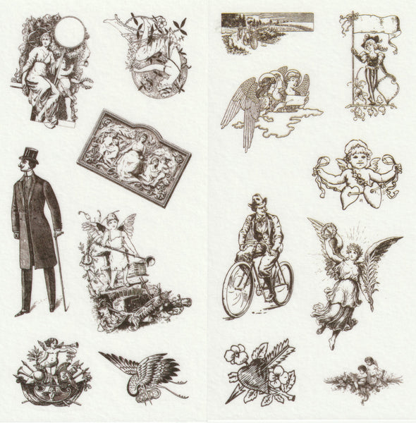 [FREE with US$10 purchase!] European Renaissance Stickers Set B