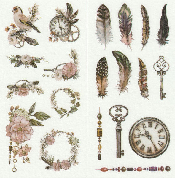 [FREE with US$10 purchase!] Floral Series - Timeless Beauty Sticker B
