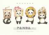 Ever & Ein Postcard - Bear & Panda  Series (P04)