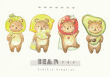 Ever & Ein Postcard - Bear & Panda Series (B01)