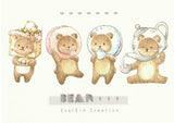 Ever & Ein Postcard - Bear & Panda Series (B02)