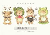 Ever & Ein Postcard - Bear & Panda Series (B05)
