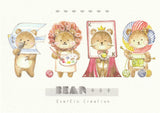 Ever & Ein Postcard - Bear & Panda Series (B06)