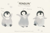 World of Animals Series - Penguin postcard