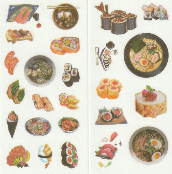 [FREE with US$10 purchase!] Food Series - Japanese Sushi & Ramen - Sticker Set C