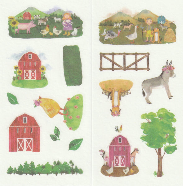 [FREE with US$10 purchase!] Farmhouse - Sticker Set A