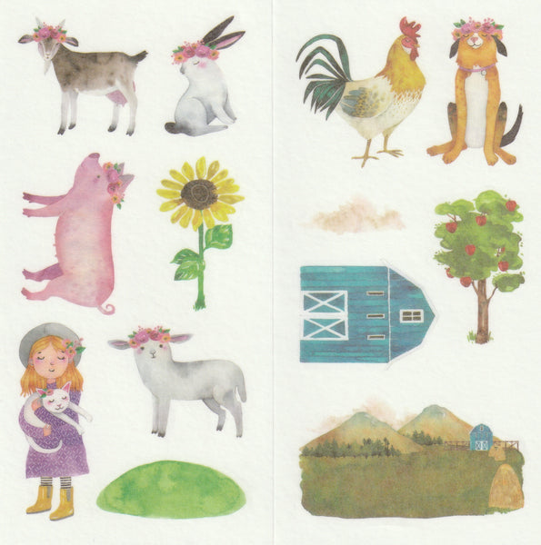 [FREE with US$10 purchase!] Farmhouse - Sticker Set B