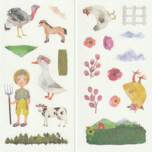 [FREE with US$10 purchase!] Farmhouse - Sticker Set C