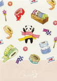 Ever & Ein Postcard - Drawing Series - Stationary Panda