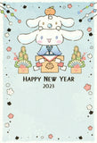 Japan Sanrio - Cinnamoroll Happy New Year 2023 Postcard