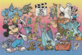 3D Postcard - Japan Disney Store 25th Anniversary Limited Edition