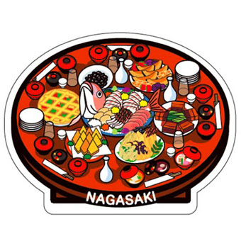 Japan Gotochi (Nagasaki) Postcard - Japanese-style ornamental cuisine