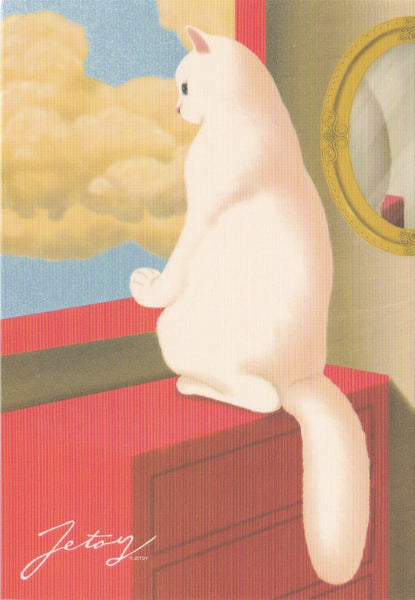 Jetoy Choo Choo Cat Postcard - B09